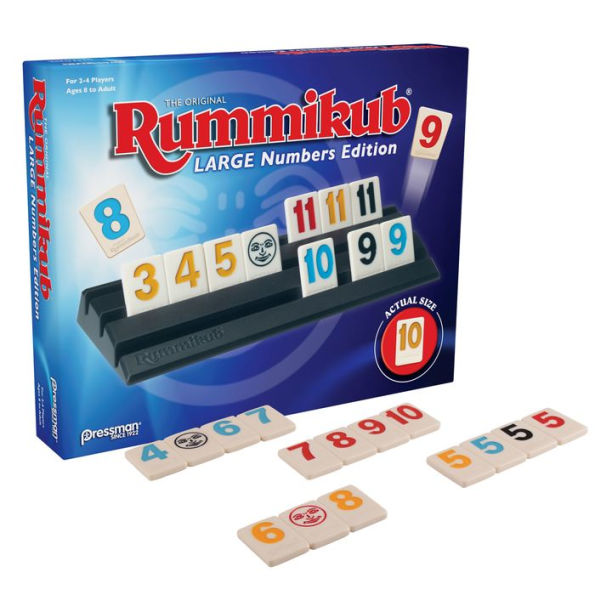 Rummikub Large Numbers Edition by Ephraim Hertzano