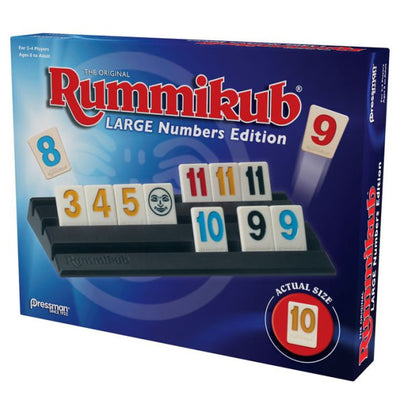 Rummikub Large Numbers Edition by Ephraim Hertzano