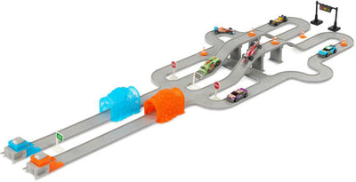Pocket Turbo Launcher (84pc) Race Track Playset