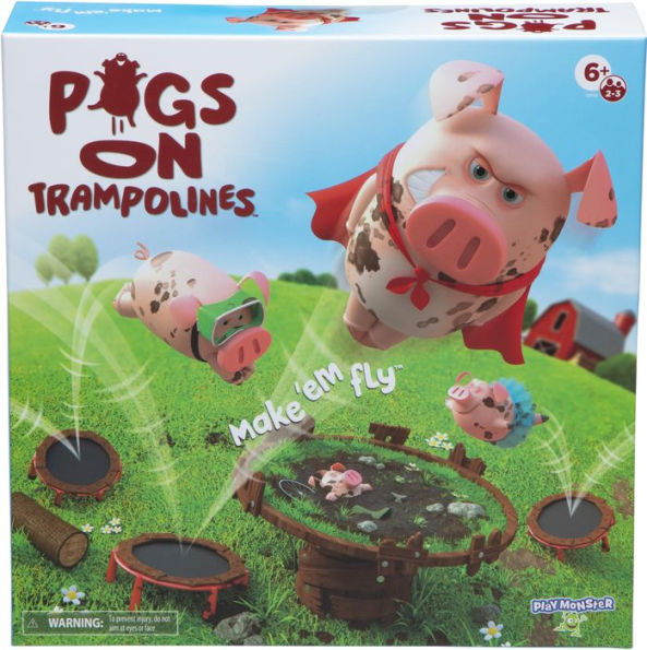 Pigs on Trampolines by Kim Vandenbroucke