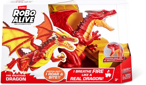 Robo Alive Ferocious Roaring Dragon Robotic Toy by ZURU (Assorted: Styles Vary)