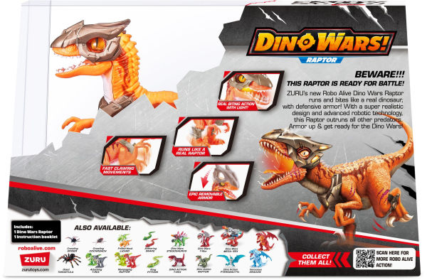 Robo Alive Dino Wars Raptor Toy by ZURU
