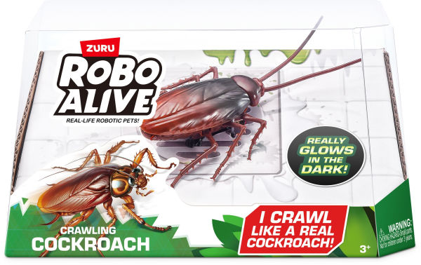 Robo Alive Crawling Cockroach Glow in the Dark Robotic Toy by ZURU