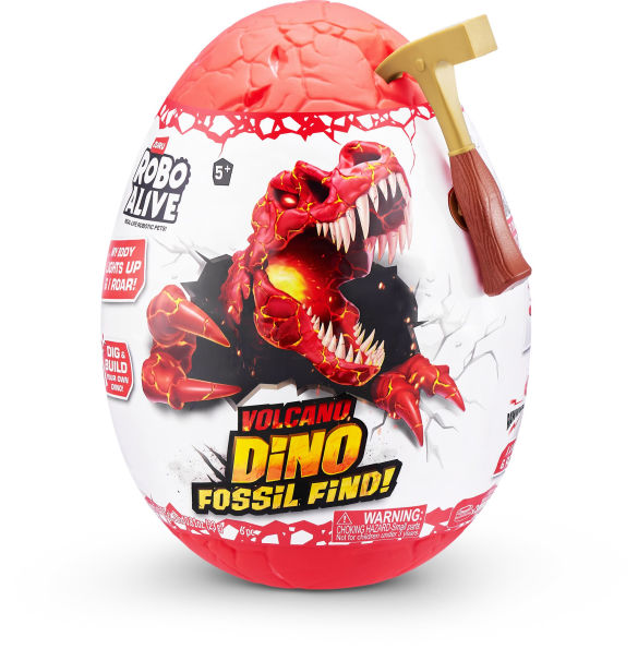 Robo Alive Volcano Dino Fossil Find by ZURU
