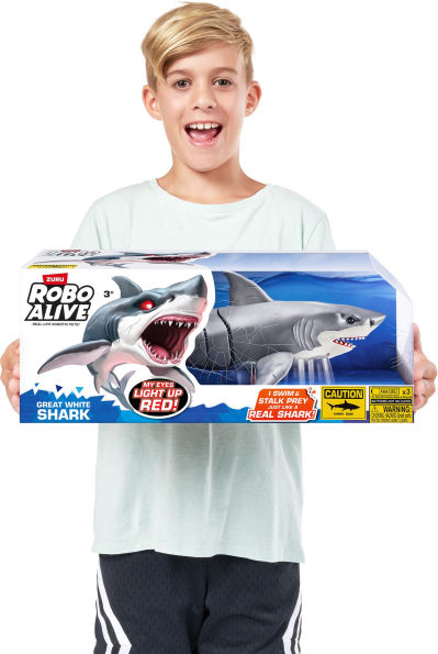 Robo Alive Great White Shark Series 1 by ZURU