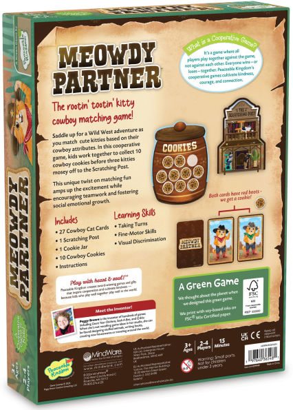 Meowdy Partner by Peaceable Kingdom