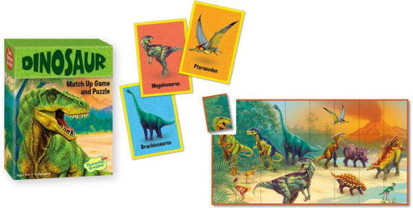Dinosaur Match Up Game + Puzzle by Peaceable Kingdom
