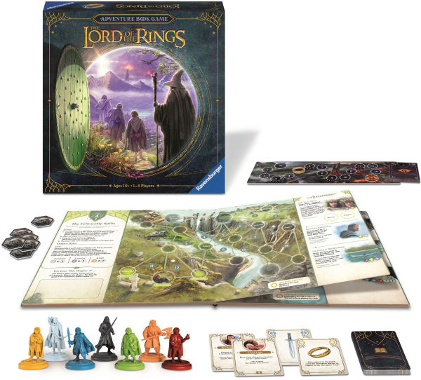 Lord of the Rings Adventure Book Game by Jay Little, Ryan Miller, and Marcus Ross