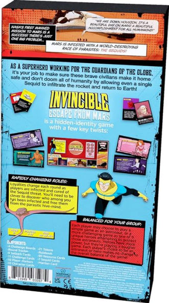 Invincible: Escape from Mars by Josh Camden, Patrick Logan, and Whitney Loraine