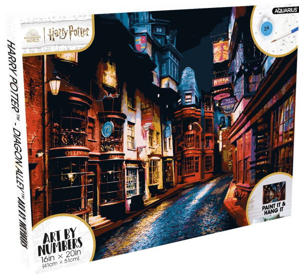 Harry Potter Diagon Alley Art by Numbers