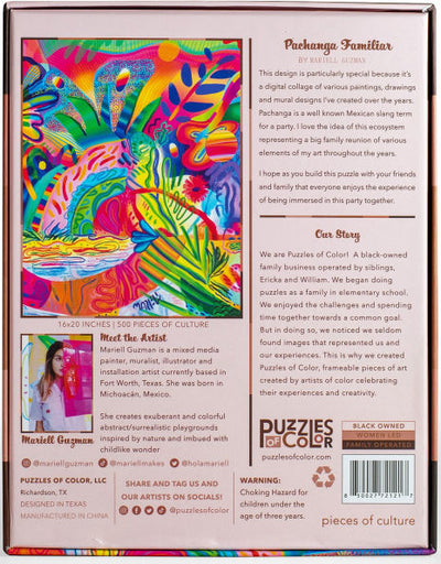 Pachanga Familiar By Mariell Guzman - 500 Piece Puzzle