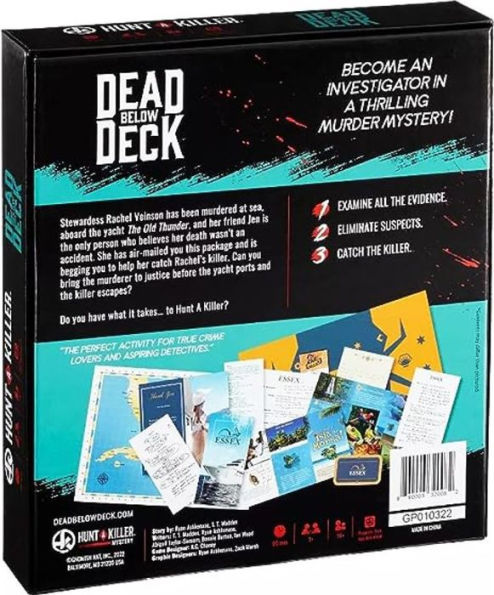 Hunt a Killer Dead Below Deck by K.C. Chaney