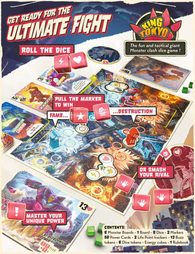 King of Tokyo: Duel by Richard Garfield