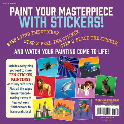 Paint by Sticker Kids: Create 10 Pictures One Sticker at a Time