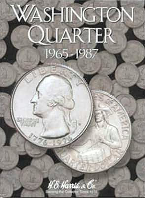 H.E. Harris by Whitman Coin Folder: Washington Quarters (25 cents) #3: 1965-1987