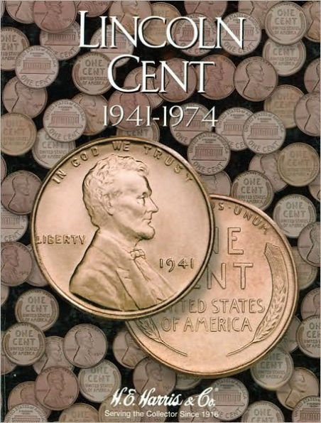 HE Harris by Whitman Coin Folder: Lincoln Cents #2: 1941-1974