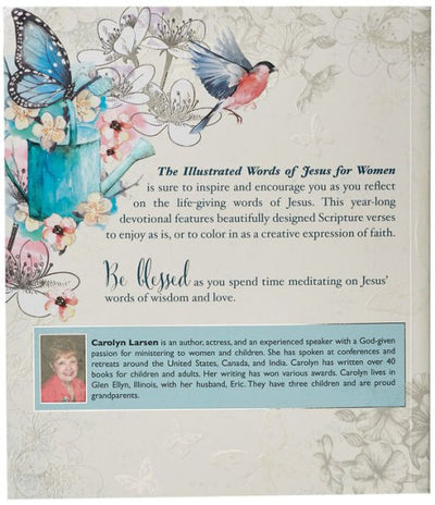 Illustrated Words of Jesus for Women by Carolyn Larsen Devotional