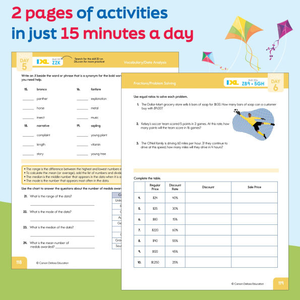 Summer Bridge Activities, Grades 5 - 6