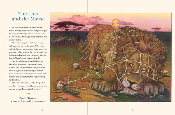 Aesop's Fables Hardcover: The Classic Edition by acclaimed illustrator, Charles Santore