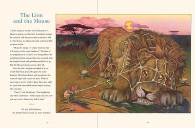 Aesop's Fables Hardcover: The Classic Edition by acclaimed illustrator, Charles Santore