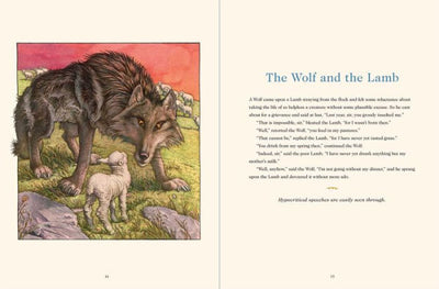 Aesop's Fables Hardcover: The Classic Edition by acclaimed illustrator, Charles Santore
