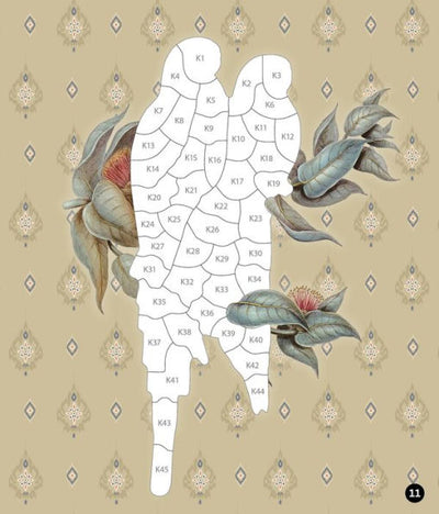 Brain Games Sticker By Number Vintage Birds