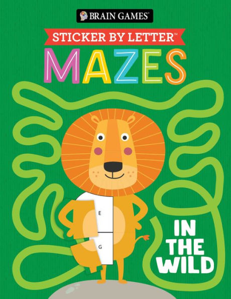 Brain Games Sticker By Letter Mazes In the Wild