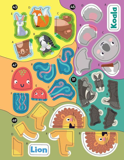 Brain Games Sticker By Letter Mazes In the Wild