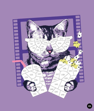 Sticker By Number Cats