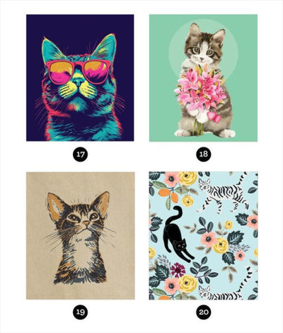 Sticker By Number Cats