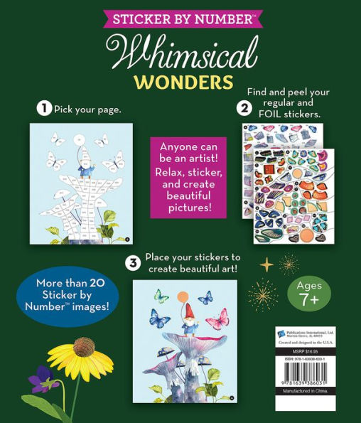 Sticker By Number Whimsical Wonder