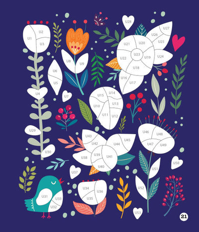 Sticker By Number Blooms