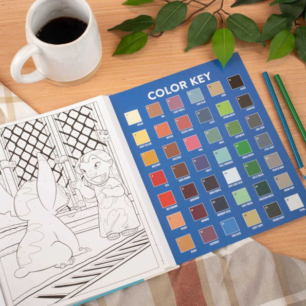 Disney Stitch Color-By-Number