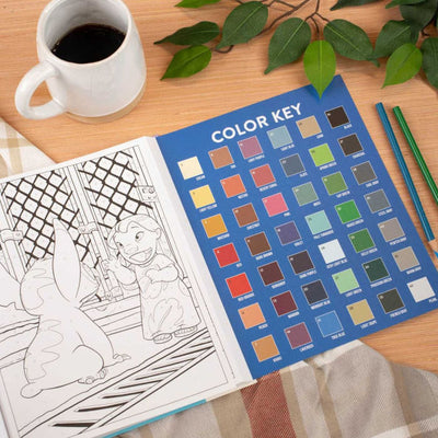 Disney Stitch Color-By-Number