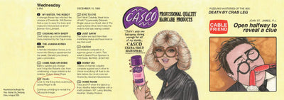 Puzzling Mysteries of the '80s Death by Crab Leg 500-Piece Puzzle