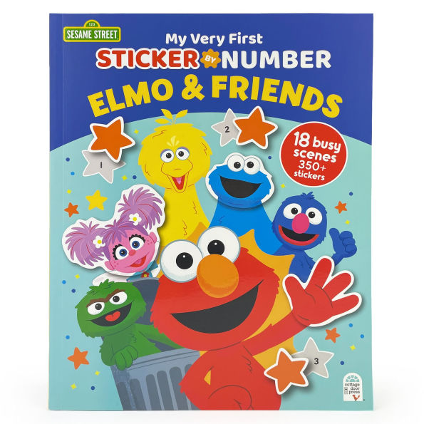 Sesame Street Elmo & Friends: My Very First Sticker by Number